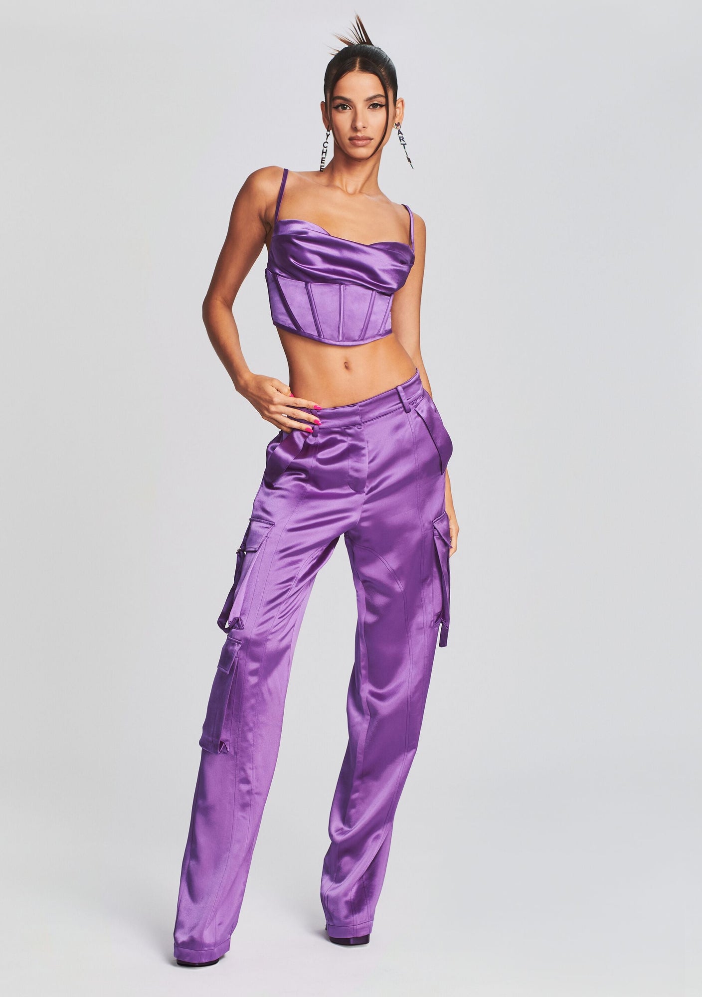 André Cargo Pant | Orchid Purple