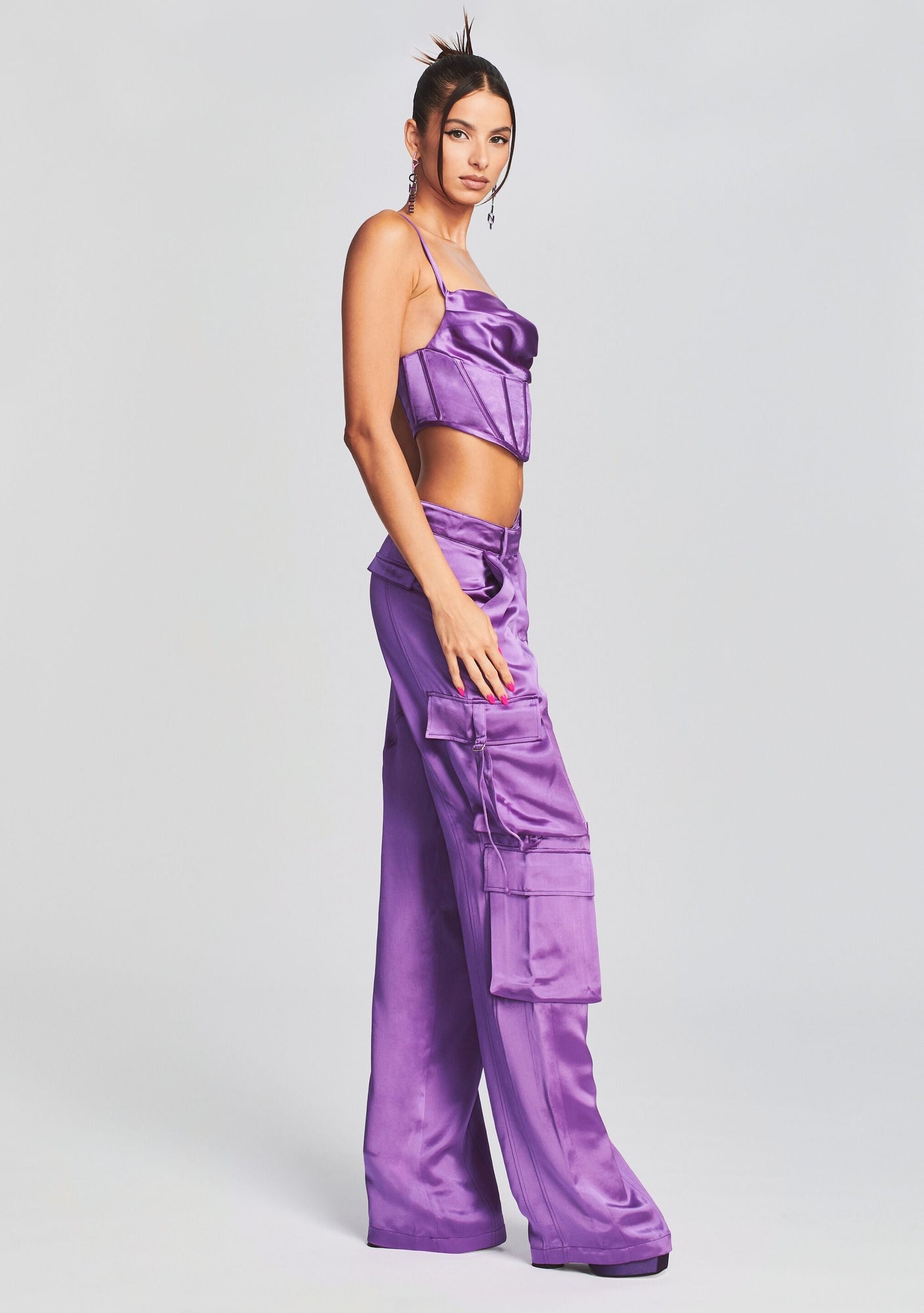 André Cargo Pant | Orchid Purple