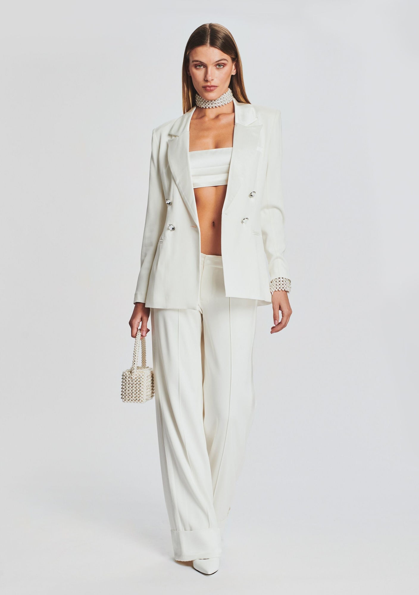 Femme Blazer | White