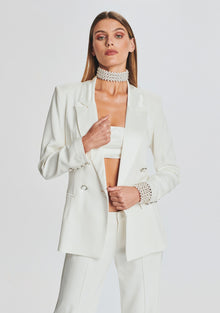 Femme Blazer | White