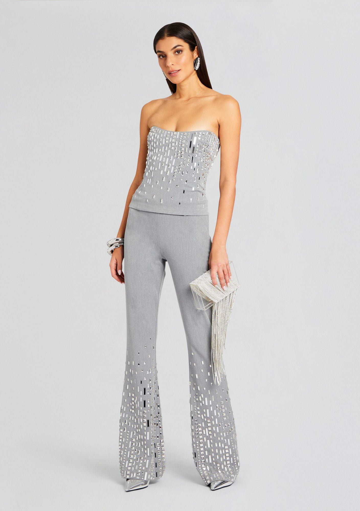Aram Pant | Gray/Silver