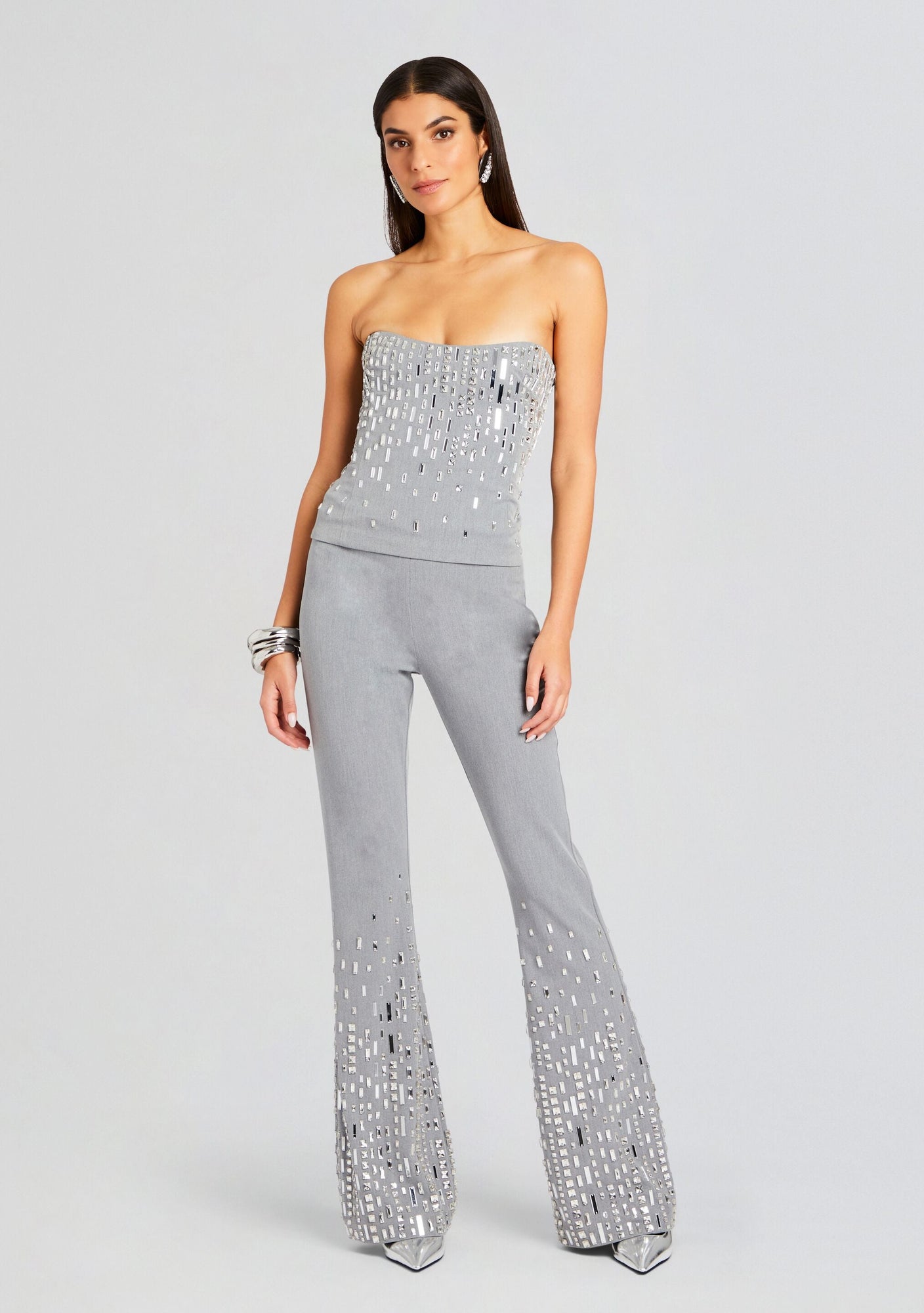 Aram Pant | Gray/Silver