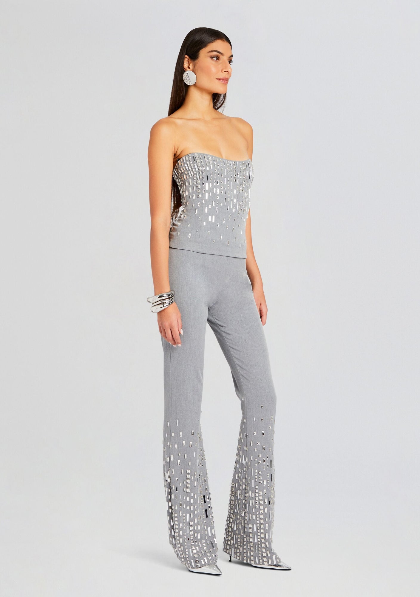 Aram Pant | Gray/Silver