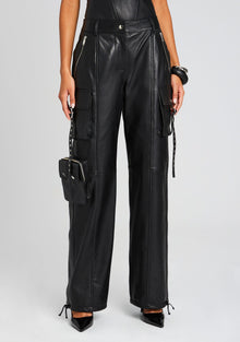 Honey Leather Pant | Black