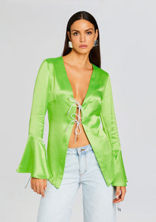 Svea Blouse | Fresh Lime