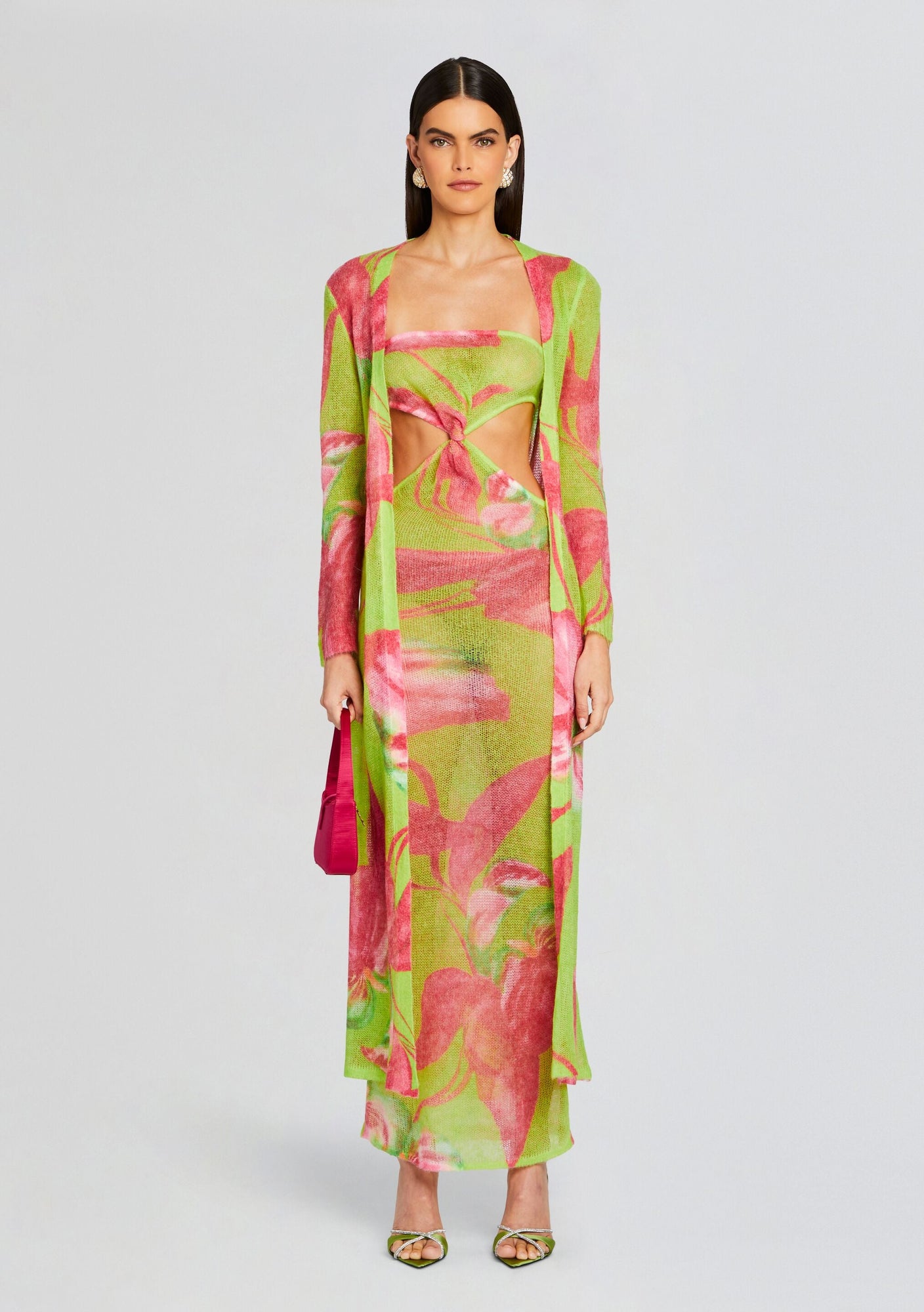 Fontelina Knit Dress | Lime Anthurium