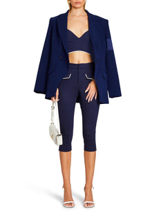 Womens | Basil Capri Pant | Navy