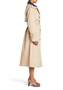 Womens | York Convertible Trench Coat | Oxford