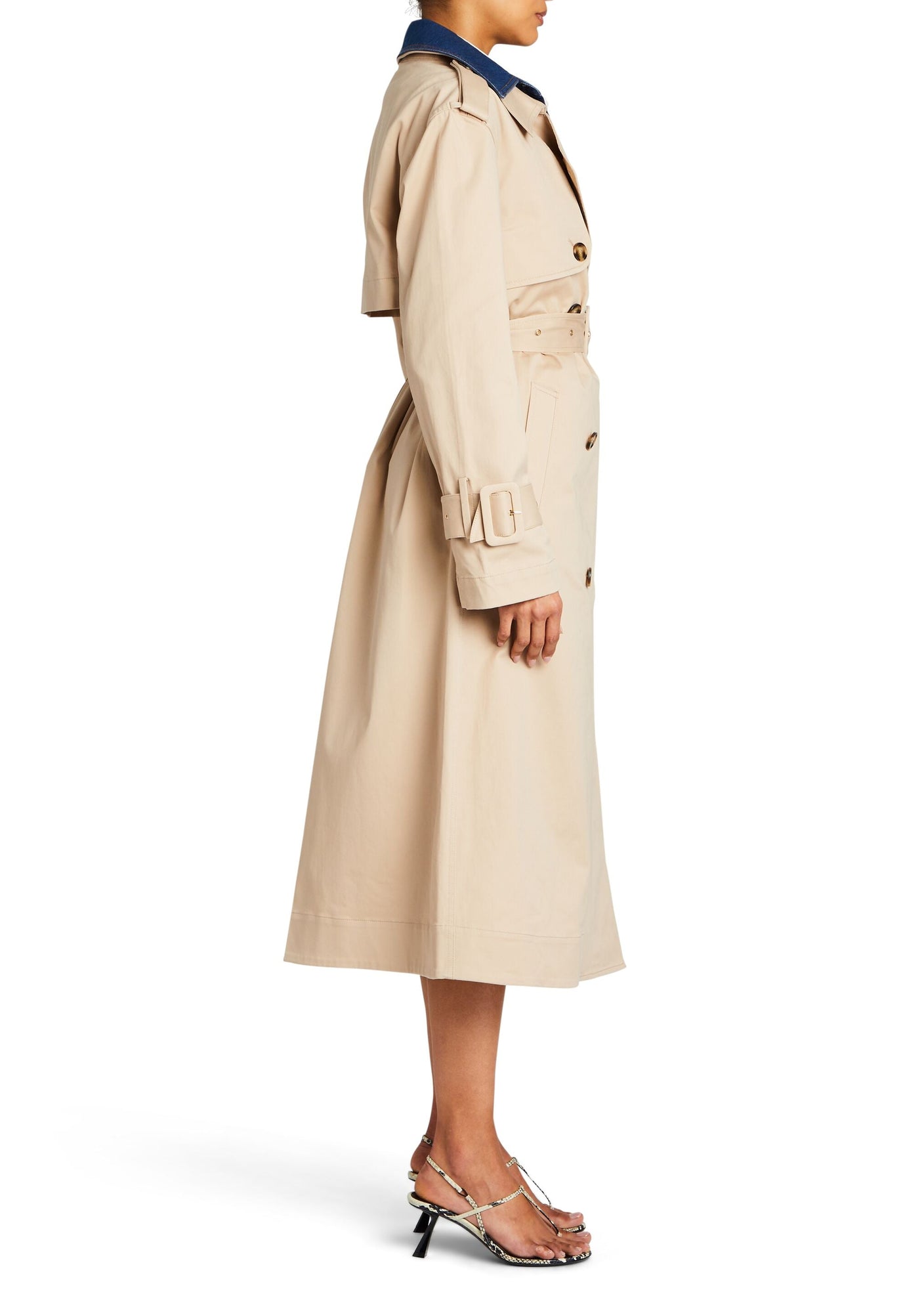 Womens | York Convertible Trench Coat | Oxford