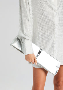 Ruth Mini Shoulder Bag | Silver