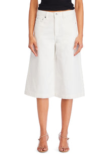 Womens | Valli Mid Rise Bermuda Short | White