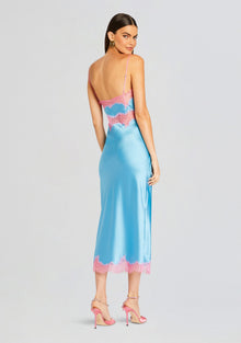 Jocelyn Silk Dress | Bright Blue