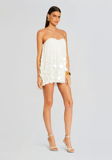 Sherry Embellished Dress | White