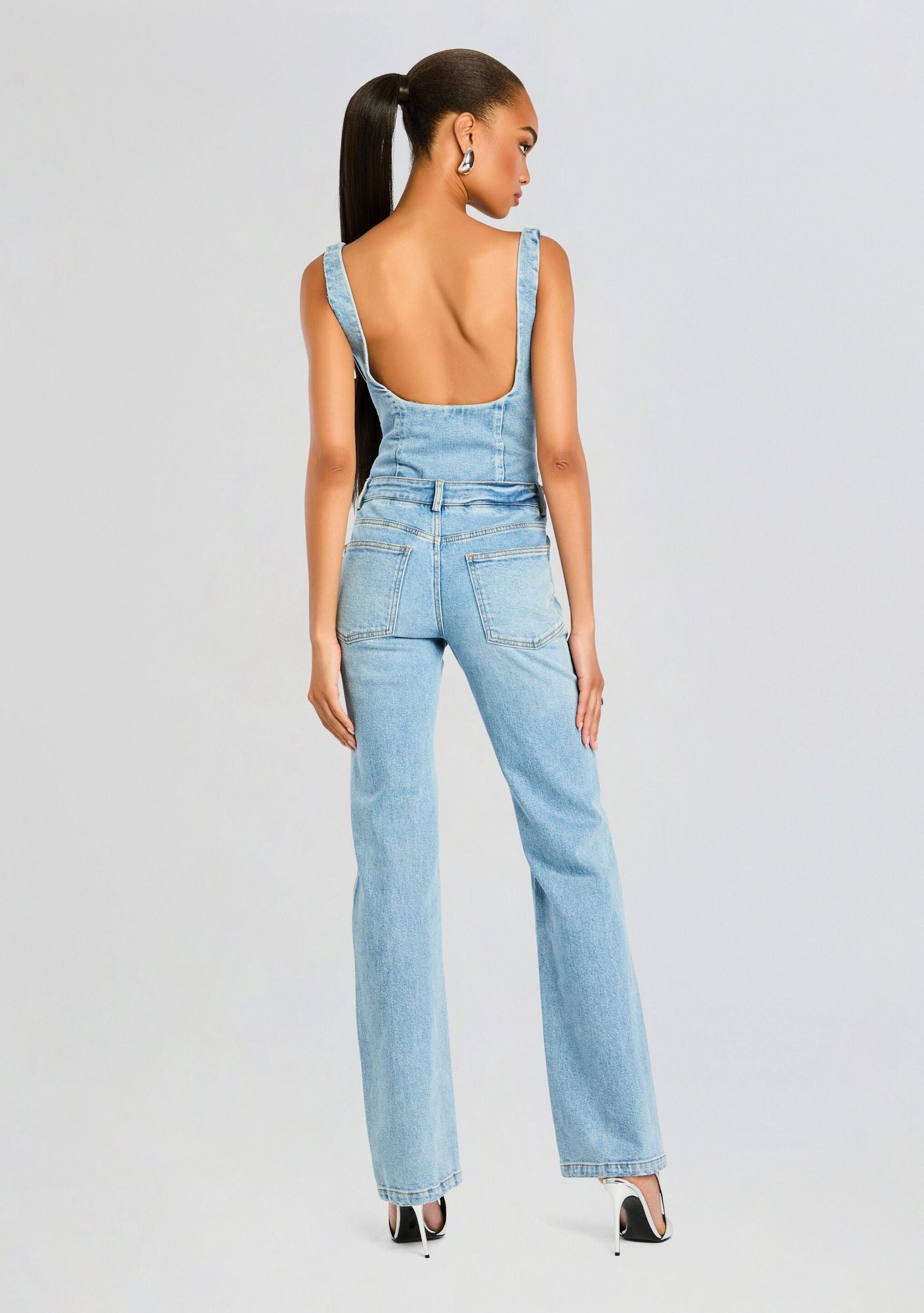Dawson Denim Jumpsuit | Tangier
