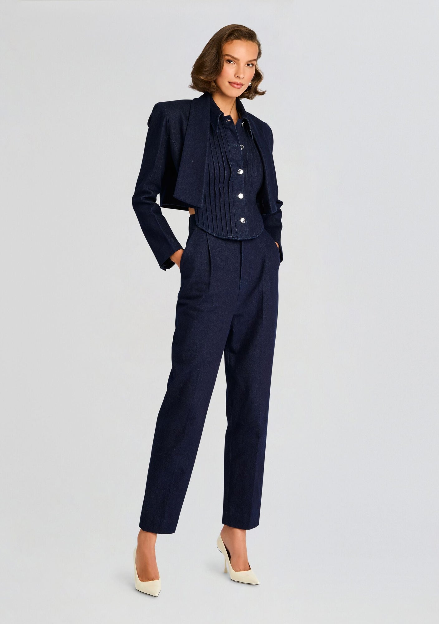 Noa Denim Top | Rinse