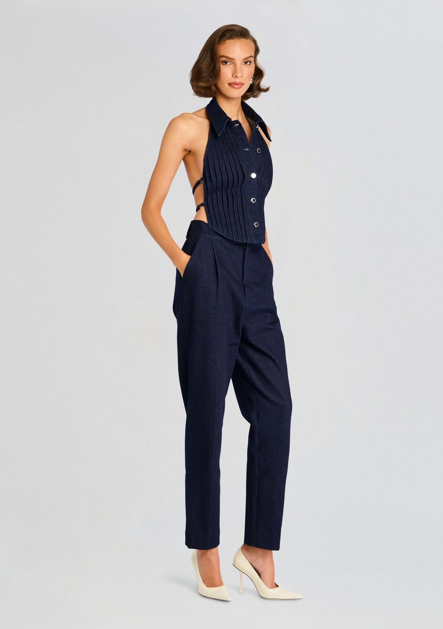 Noa Denim Top | Rinse