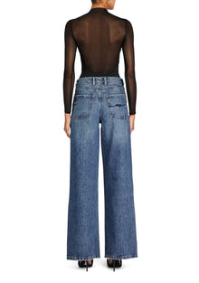 Womens | Brandi Mesh Bodysuit | Black