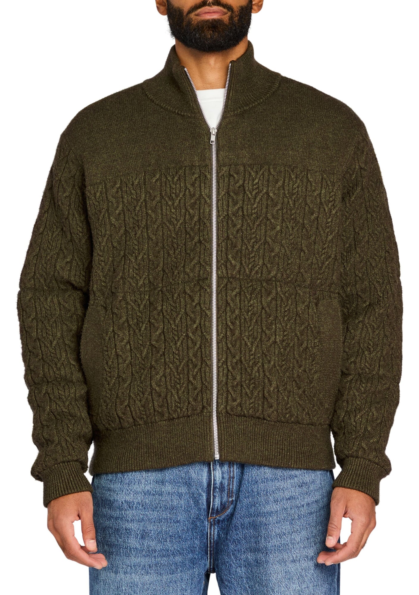 Unisex | Levi Knit Puffer | Hunter Green