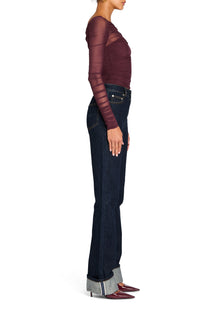 Womens | Shauna Mesh Top | Merlot