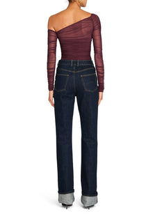 Womens | Shauna Mesh Top | Merlot
