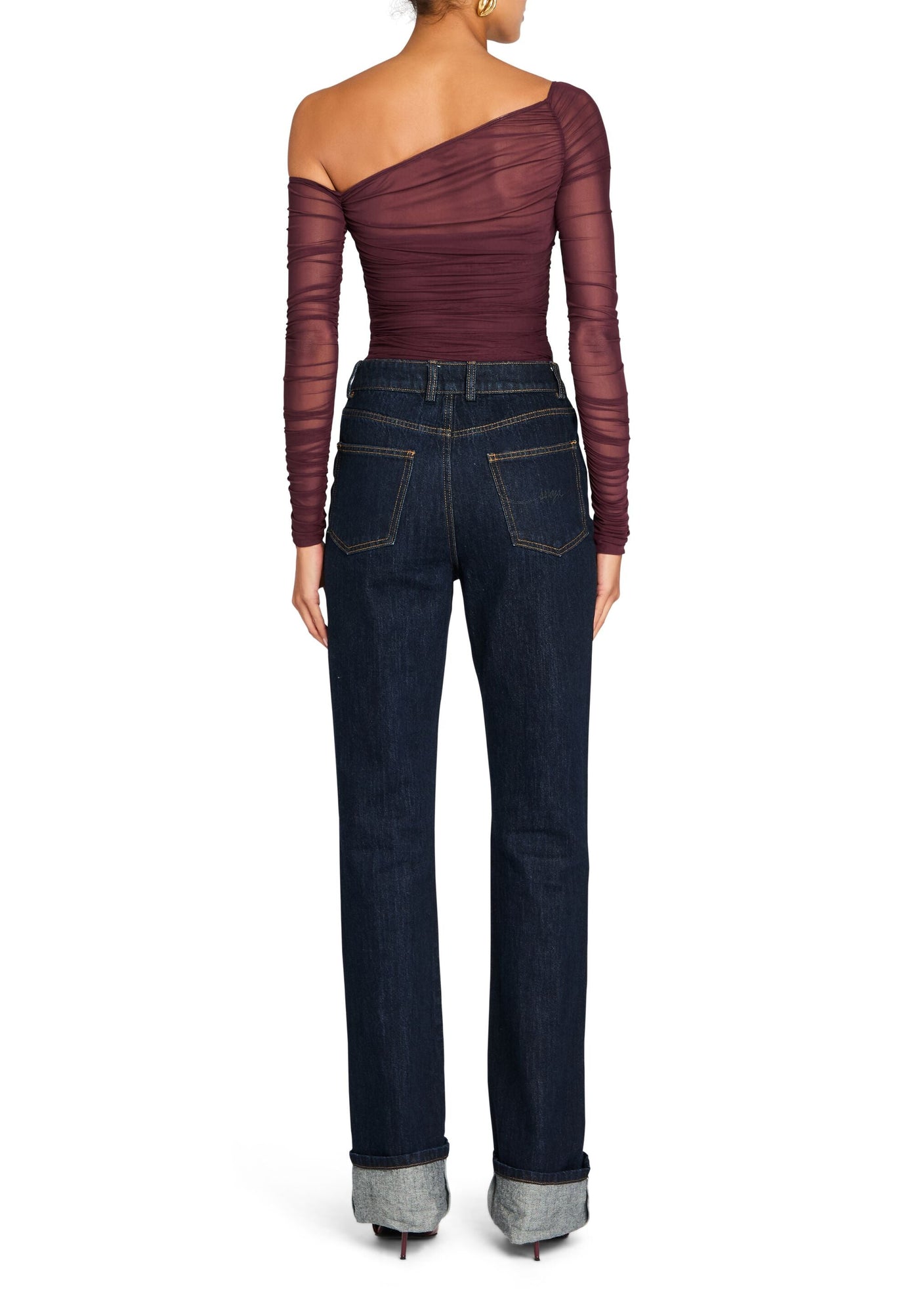 Womens | Shauna Mesh Top | Merlot