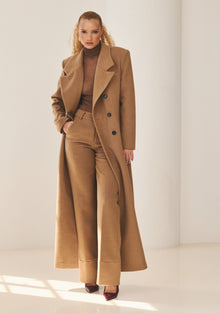 Womens | Cremello Wool Pant | Camel