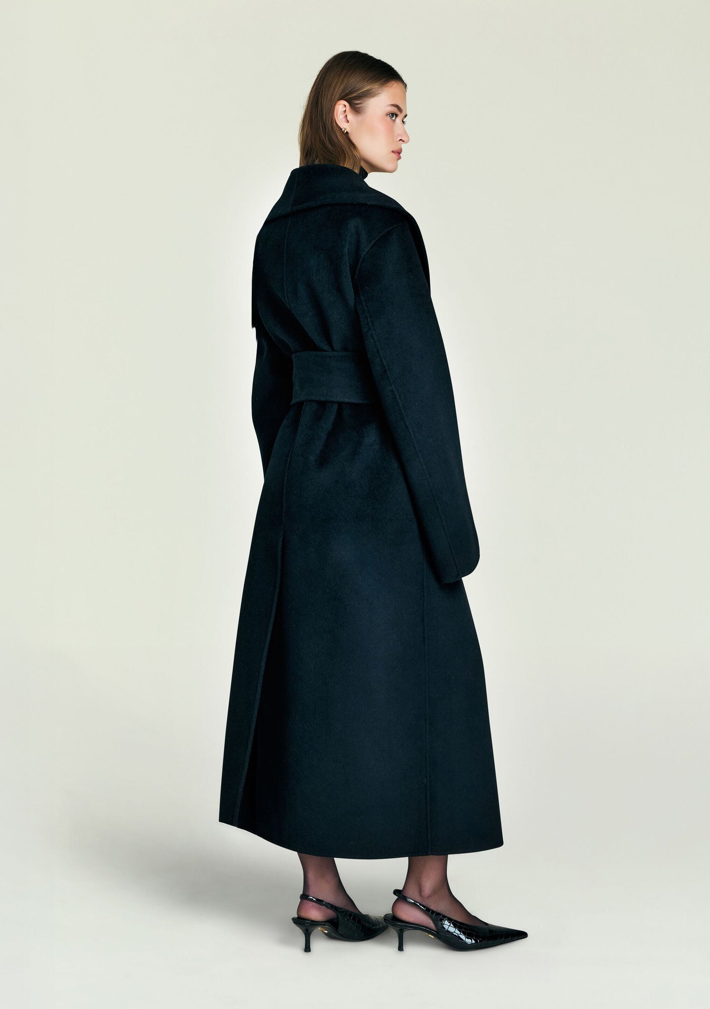 Women | Mavis Wool Coat | Black
