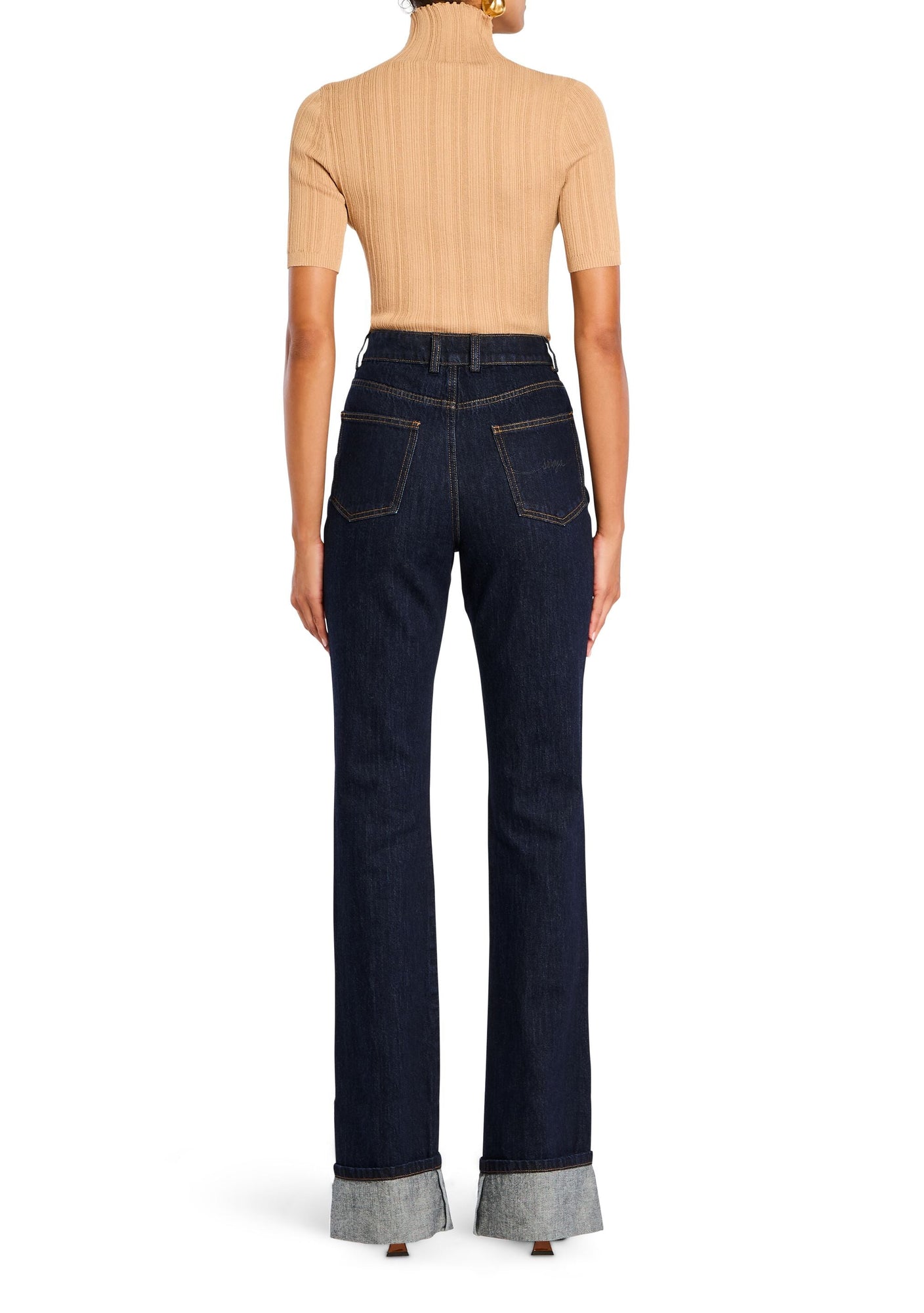 Womens | Abigail Half Sleeve Top | Tan