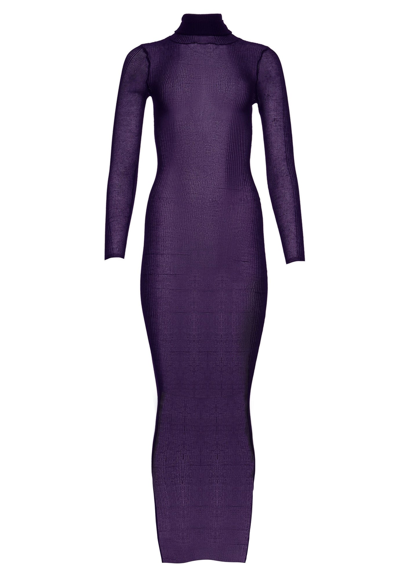 eggplant cocktail dress