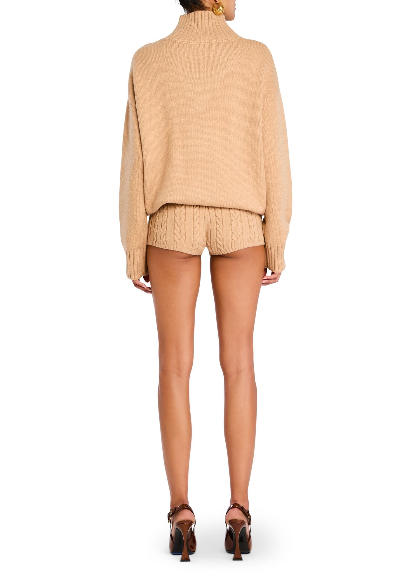 Womens | Dessa Chunky Knit Sweater | Tan