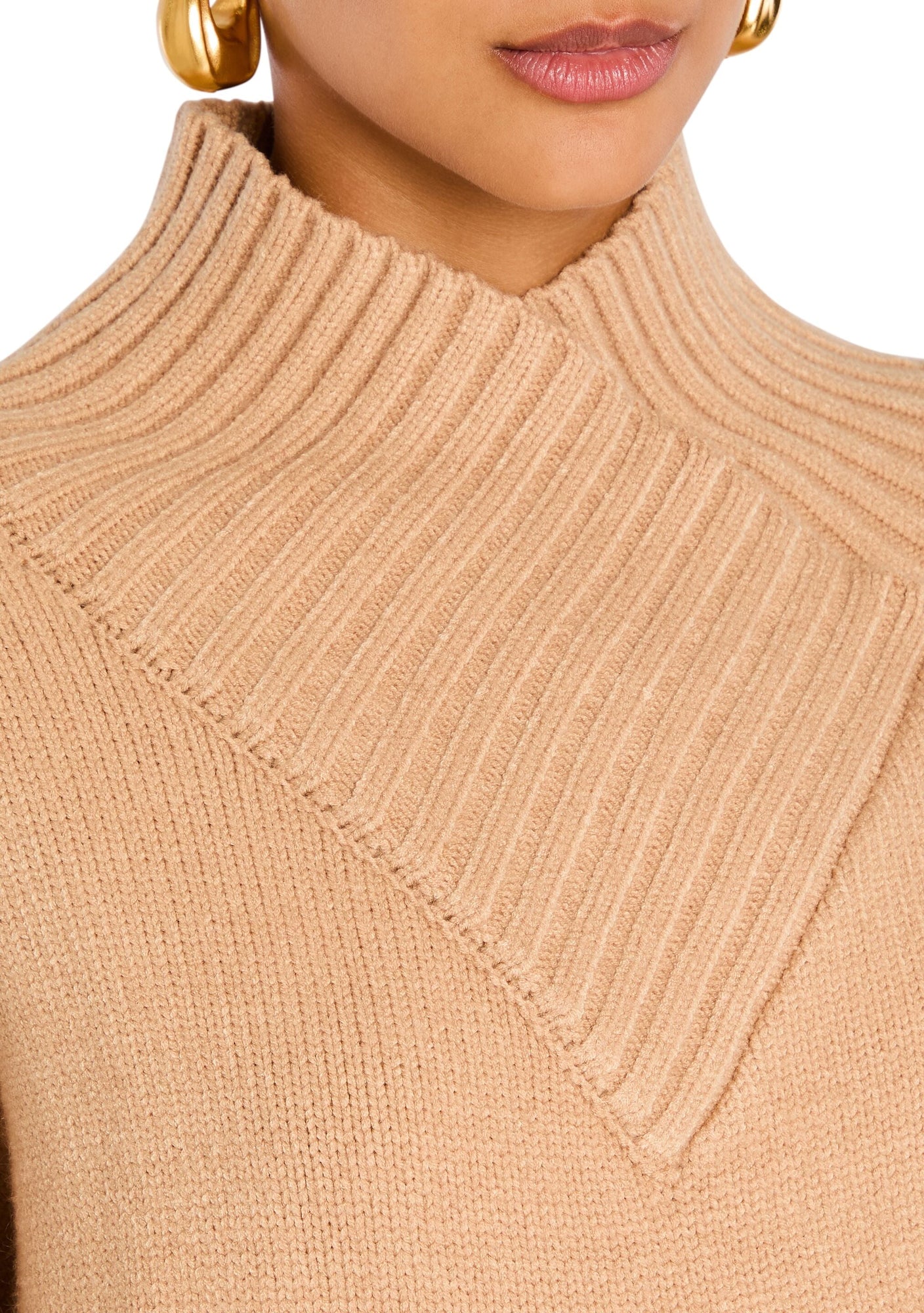 Womens | Dessa Chunky Knit Sweater | Tan