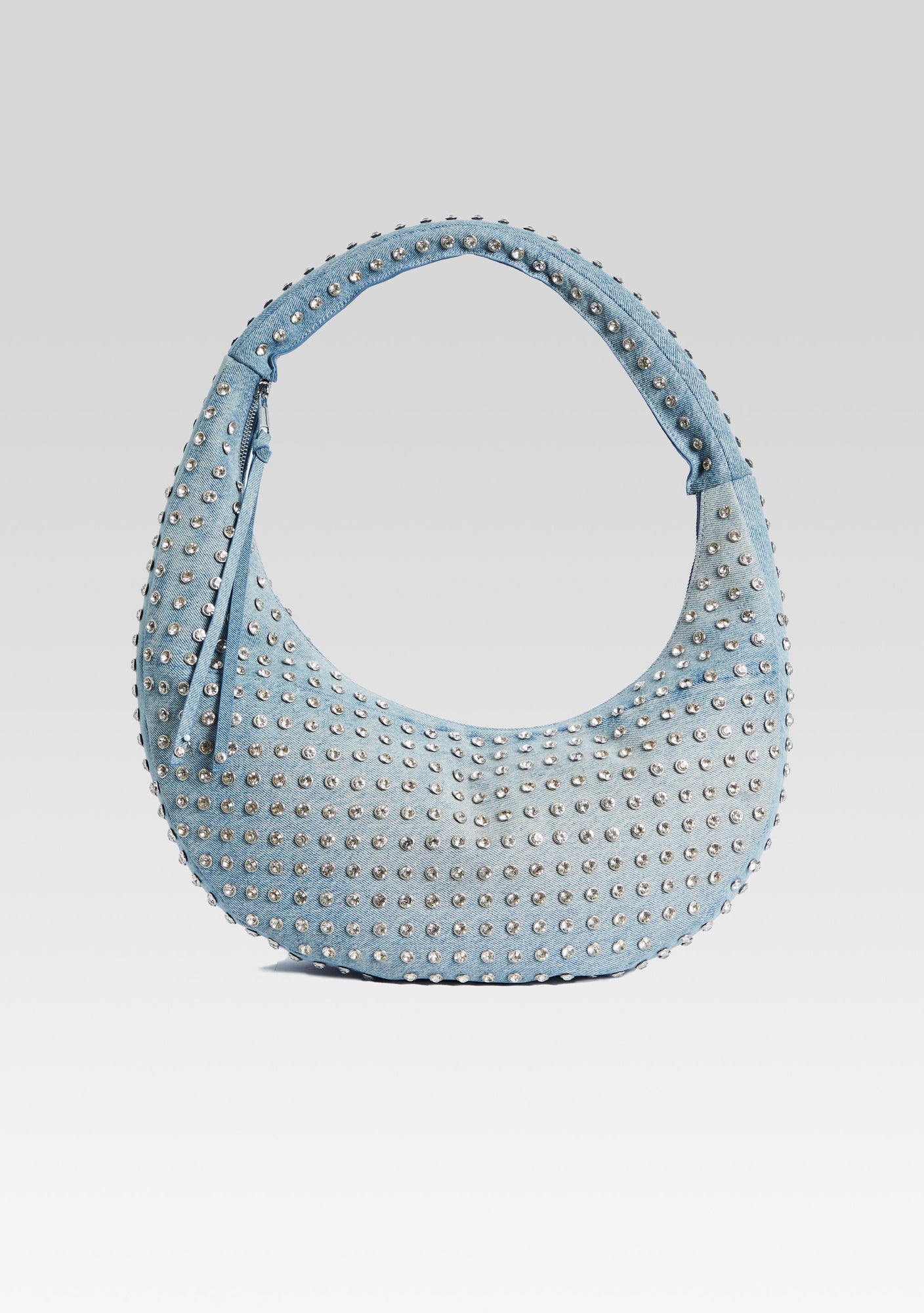 Elodie Large Bag | Chambray/Silver