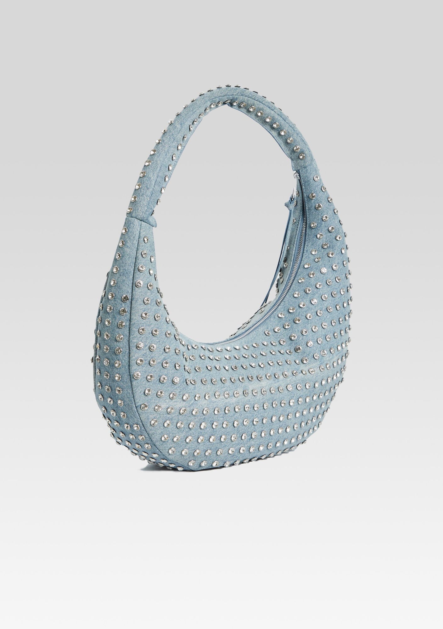 Elodie Large Bag | Chambray/Silver