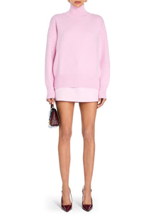 Womens | Elsa Turtleneck Sweater | Ballet Pink