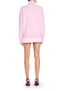 Womens | Elsa Turtleneck Sweater | Ballet Pink