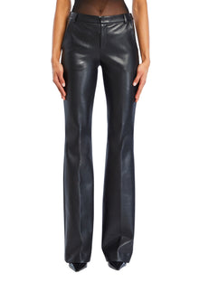 Womens | Ronja Vegan Leather Trouser | Black