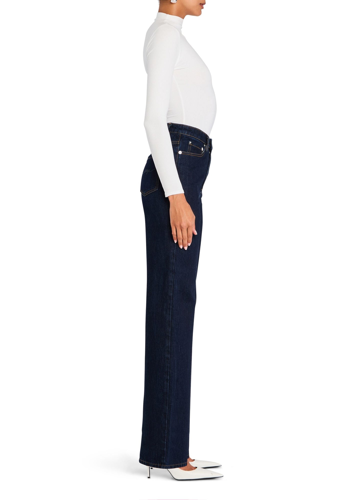 Women | Brooklyn High Rise Straight Jean | Rinse