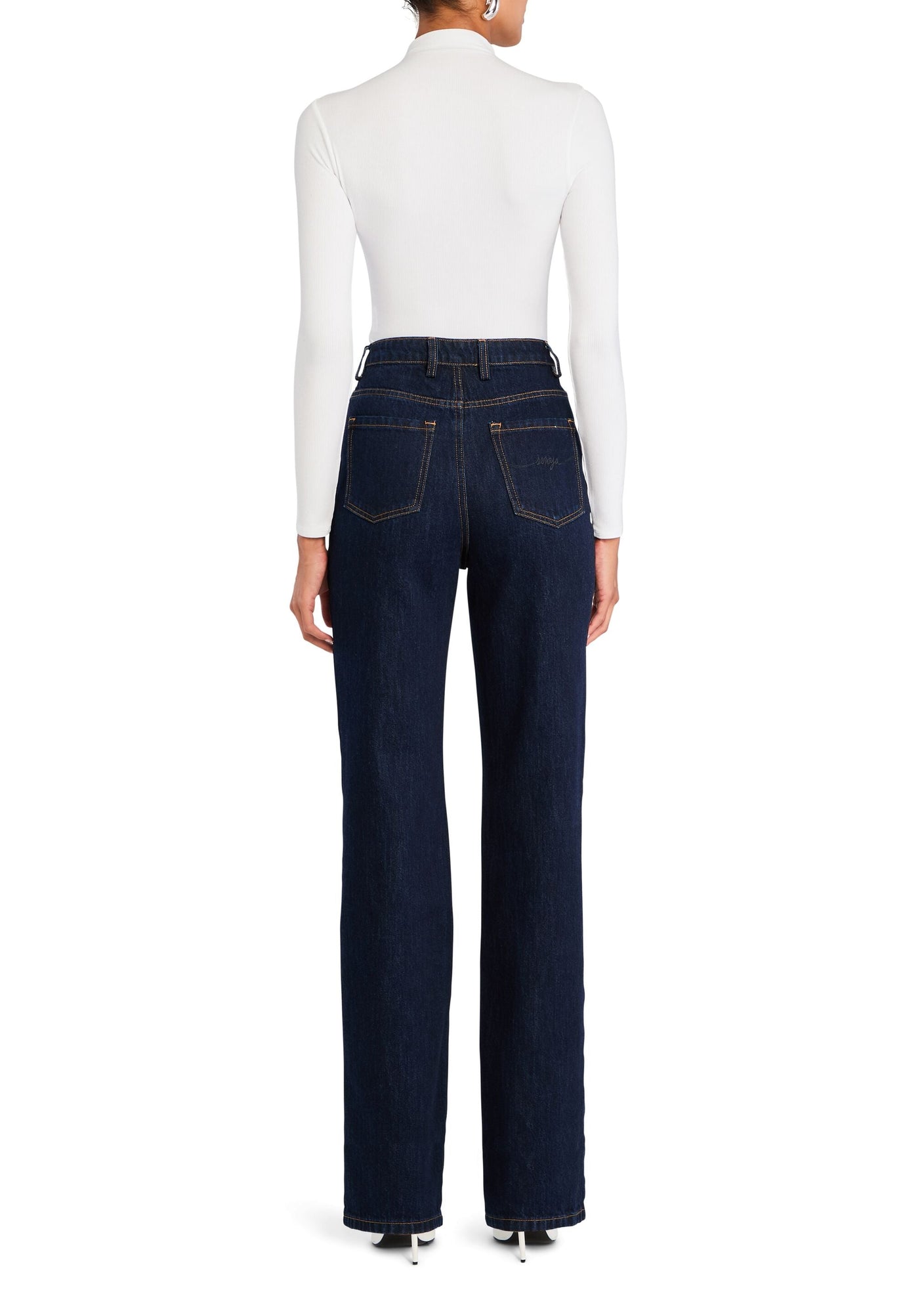 Women | Brooklyn High Rise Straight Jean | Rinse