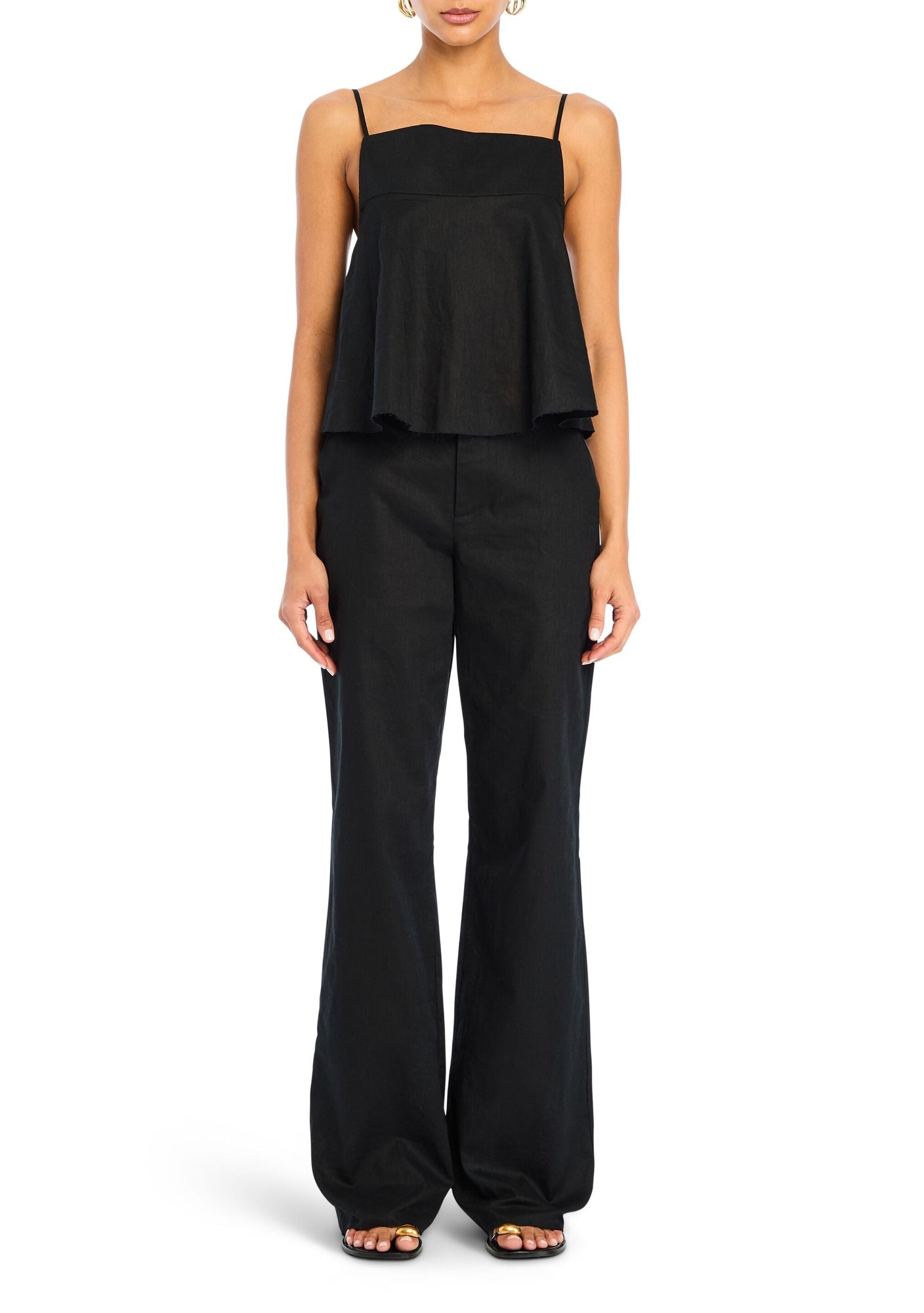 Women | Leann Linen Pant | Black