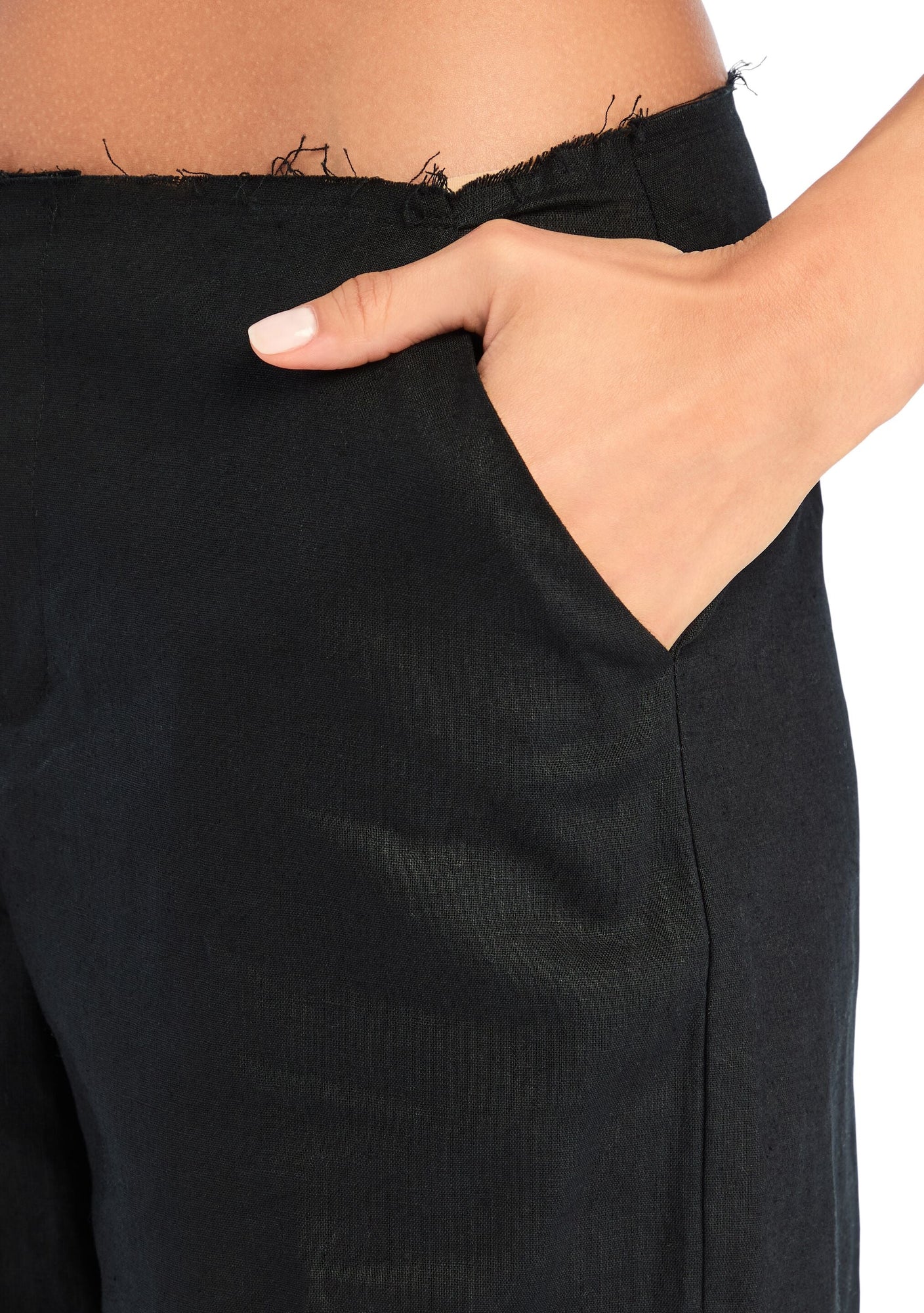 Women | Leann Linen Pant | Black