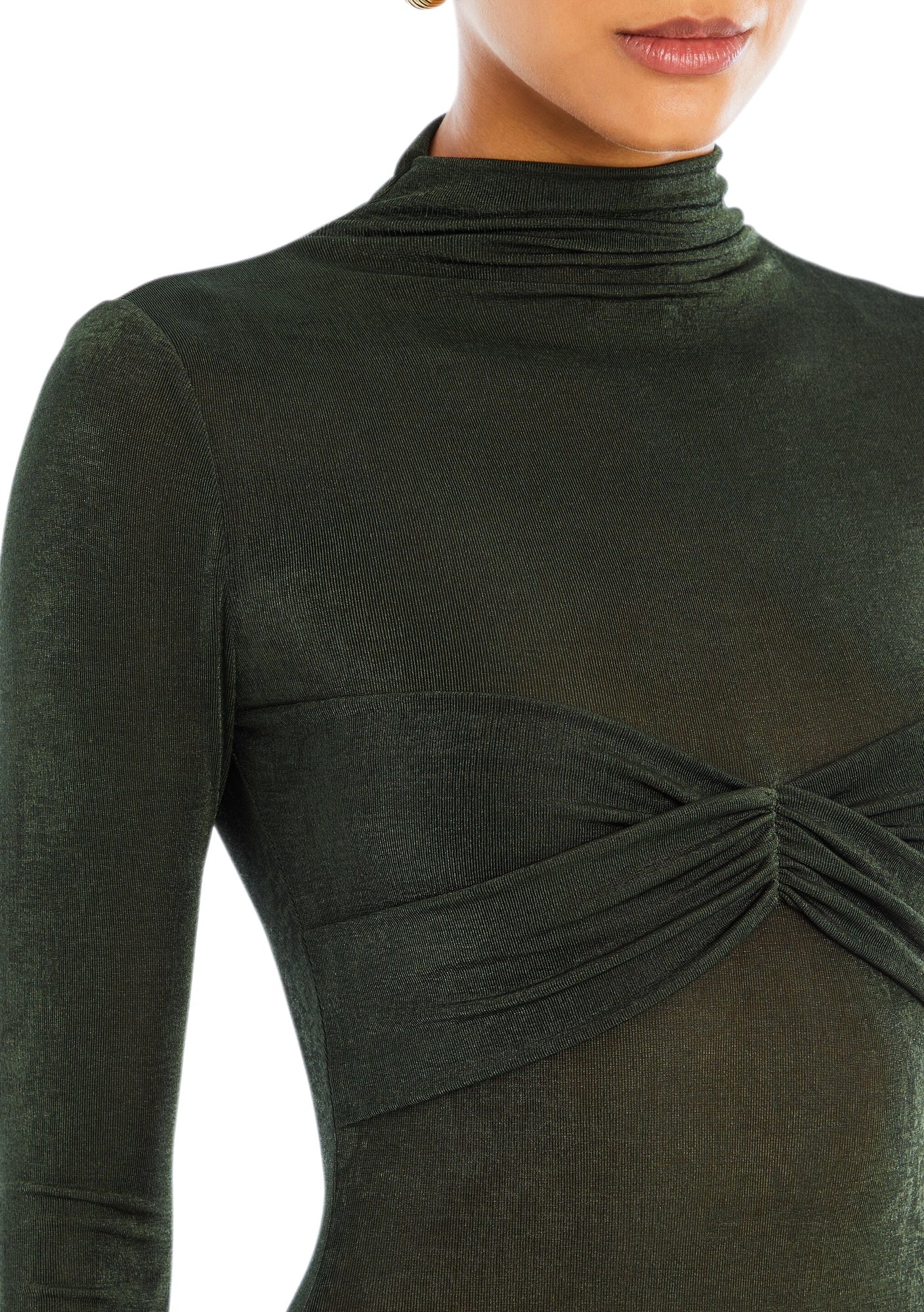 Womens | Bailey Midi Dress | Forest Green