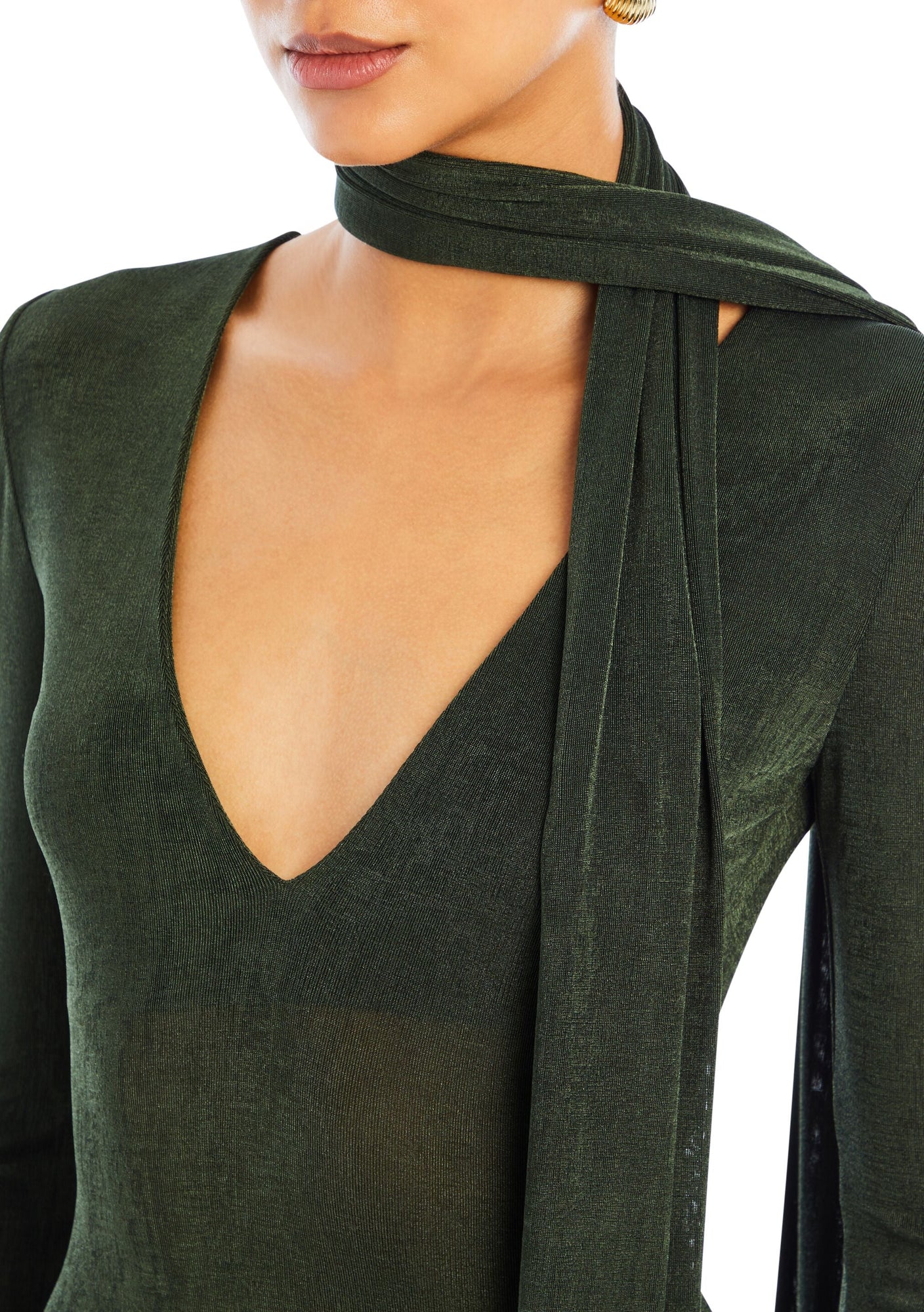 Womens | Raquel Maxi Dress | Forest Green