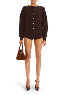 Womens | Sable Romper | Ash Brown