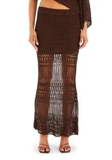 Womens | Topanga Crochet Maxi Skirt | Coconut