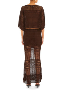Womens | Topanga Crochet Maxi Skirt | Coconut