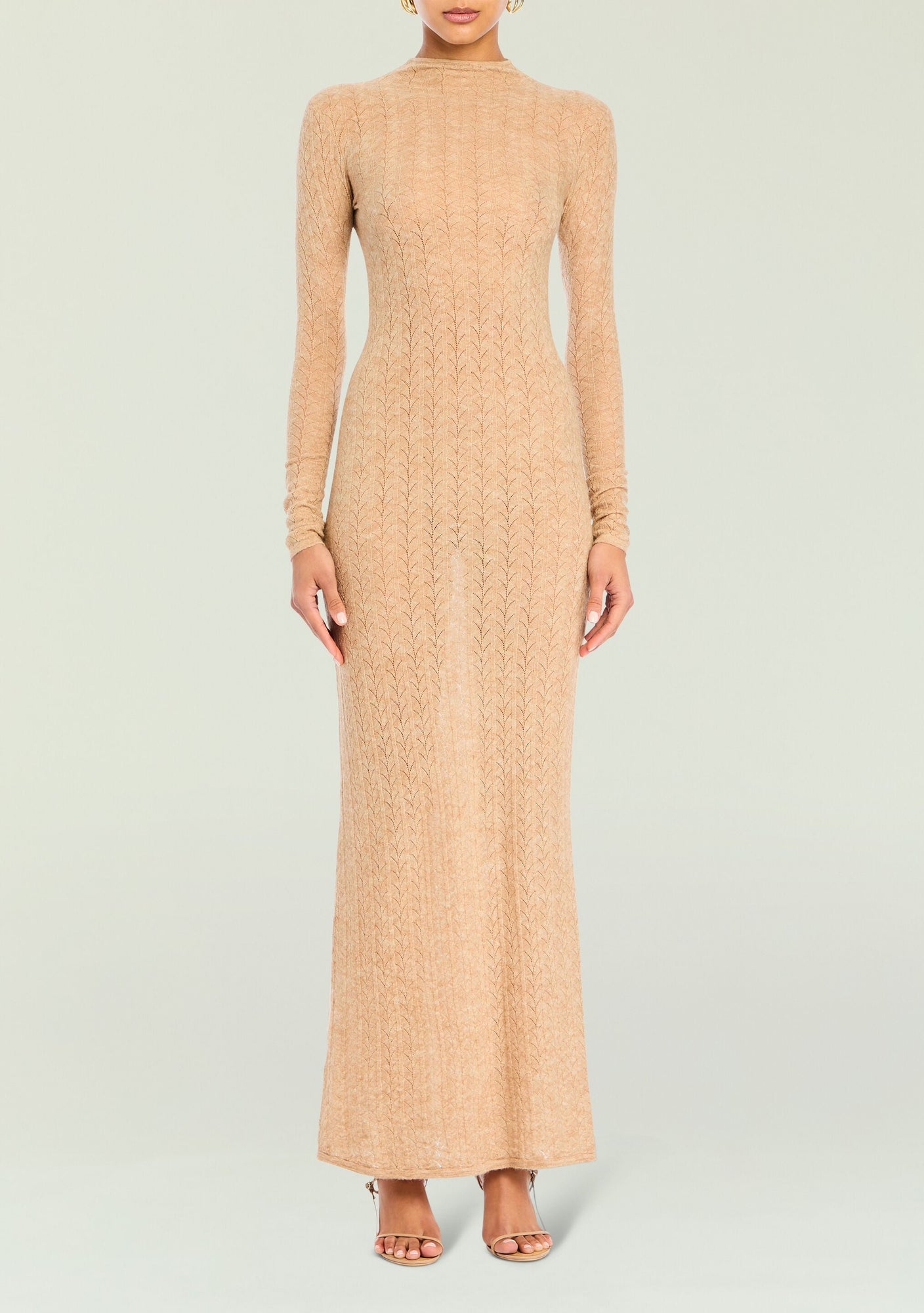 Women | Una Knit Maxi Dress | Sand