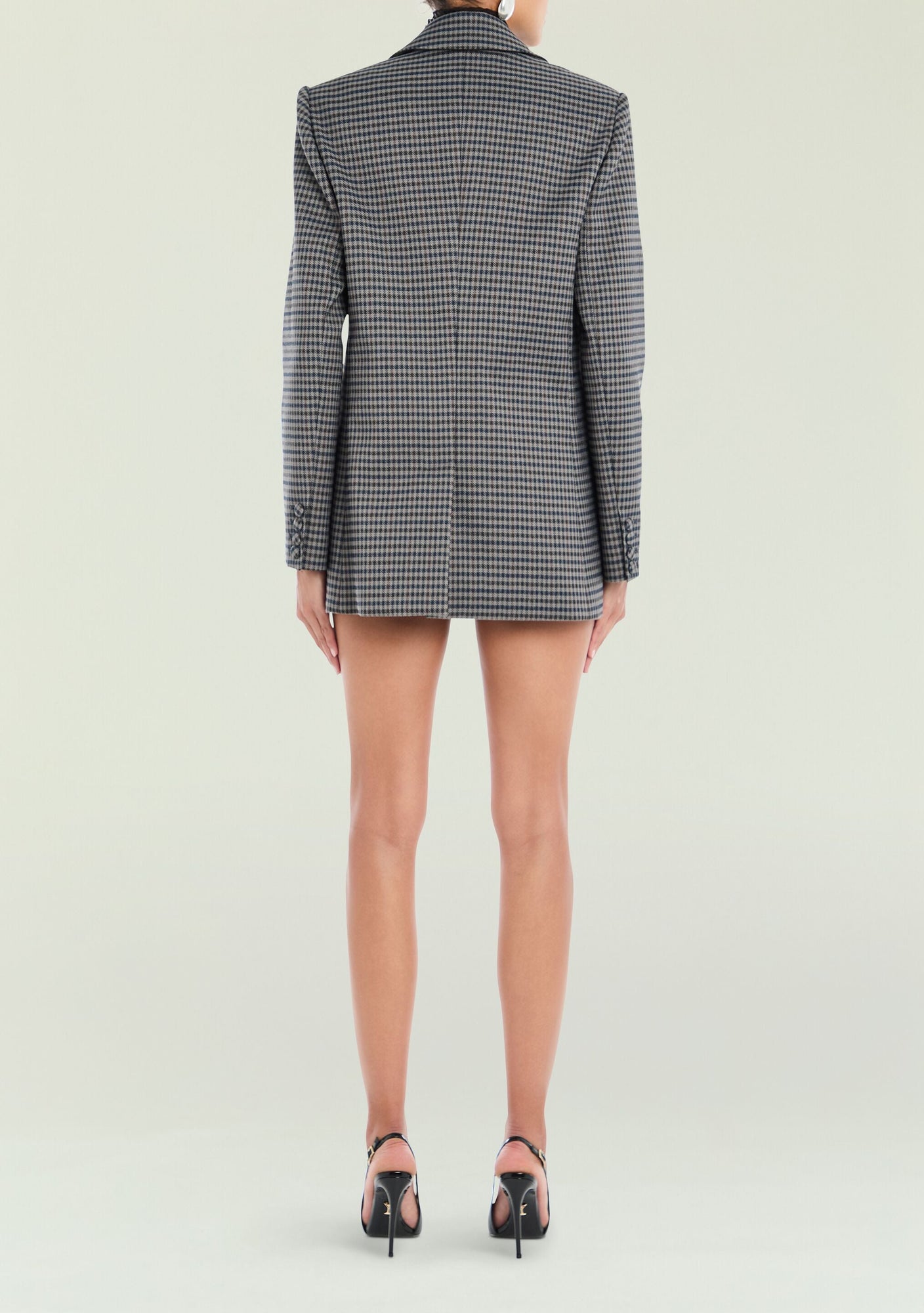Women | Walter Blazer | Charcoal Houndstooth