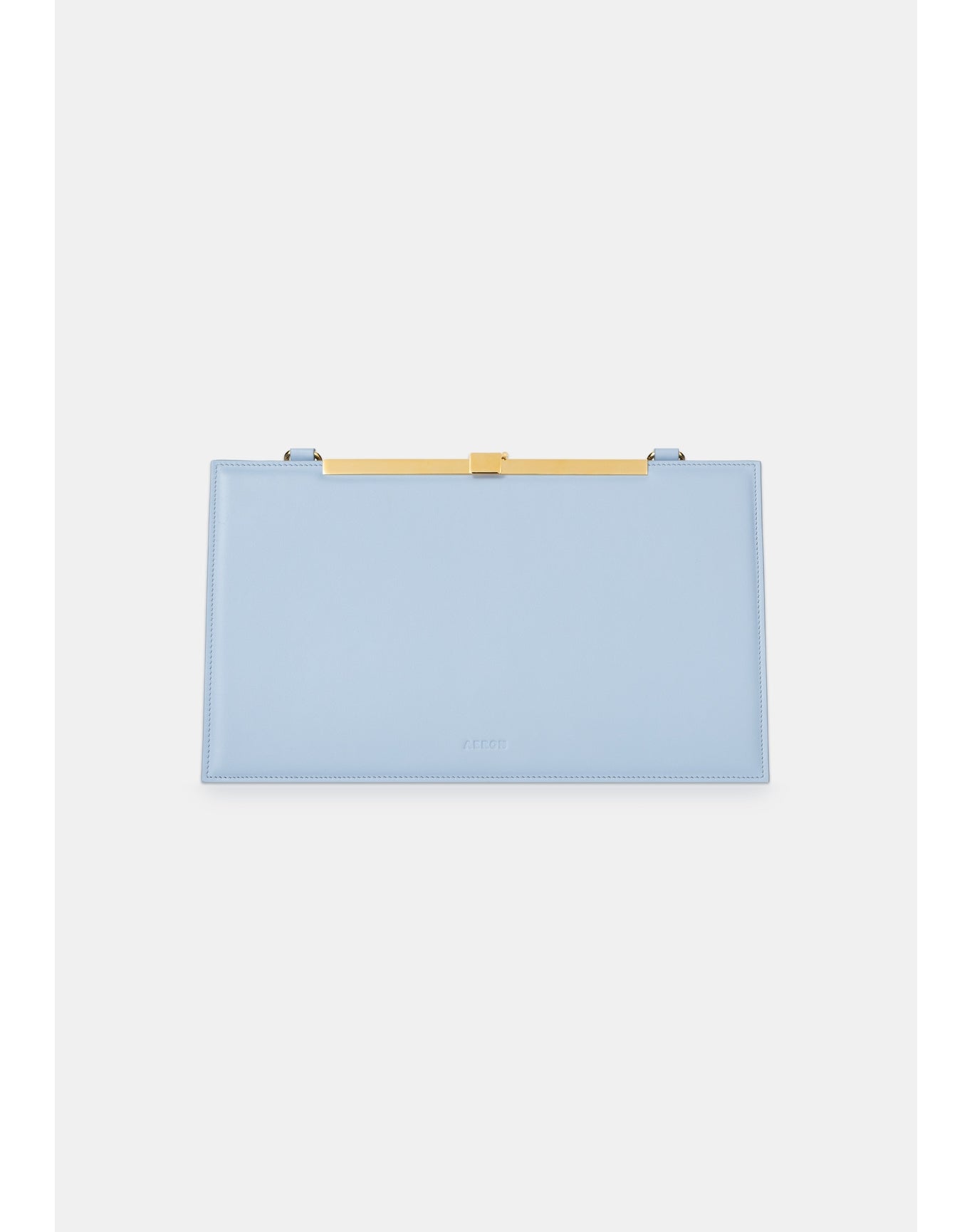 Eden | Leather Evening Clutch | Sky