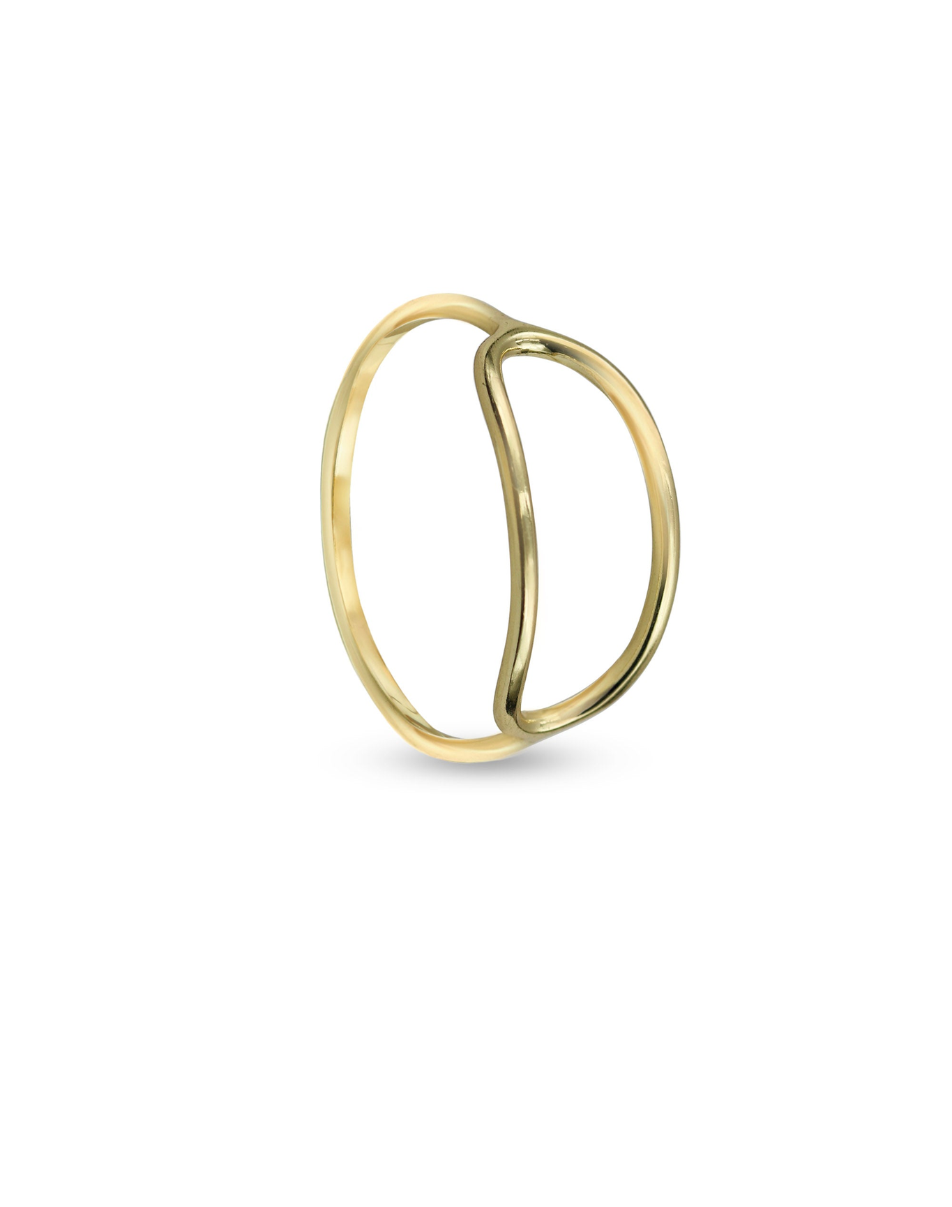 Elegant Ramona Ring in 18k Gold-Plated Sterling Silver | Gold and Silver