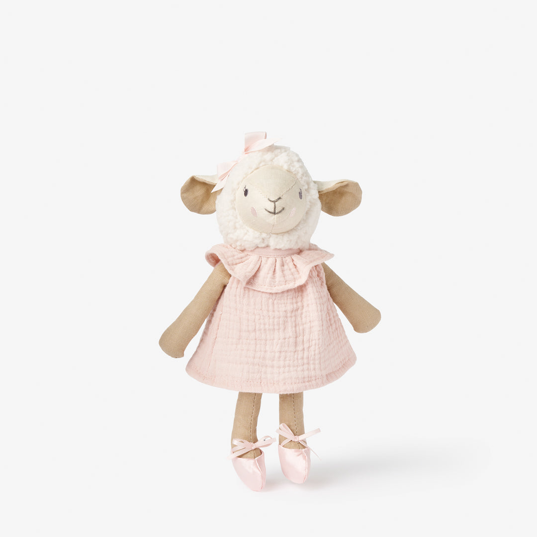 Unisex | 10" Lucy the Lamb Linen Toy Boxed | Multi